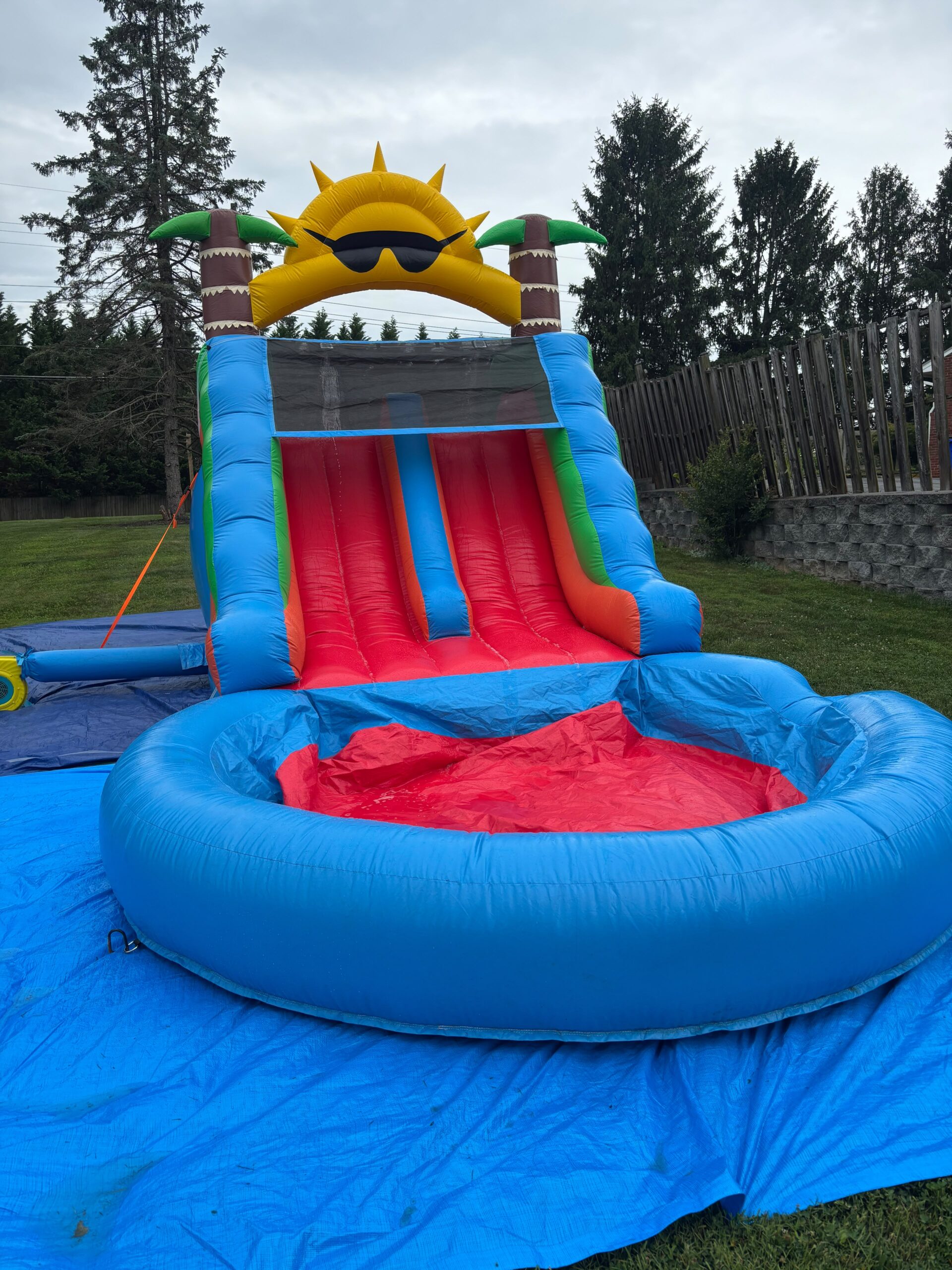 Tobogán Inflable Sol Tropical